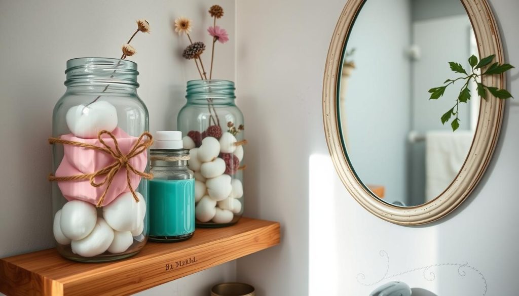 mason jar bathroom decor ideas