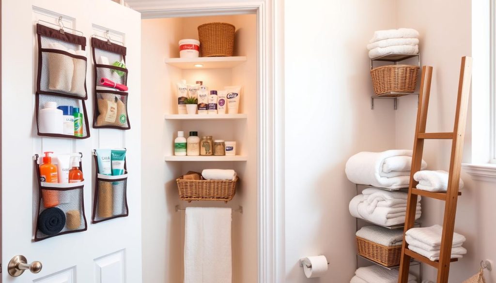 maximizing bathroom storage space