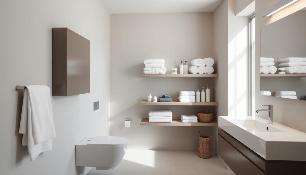 modern minimalist design bathroom storage