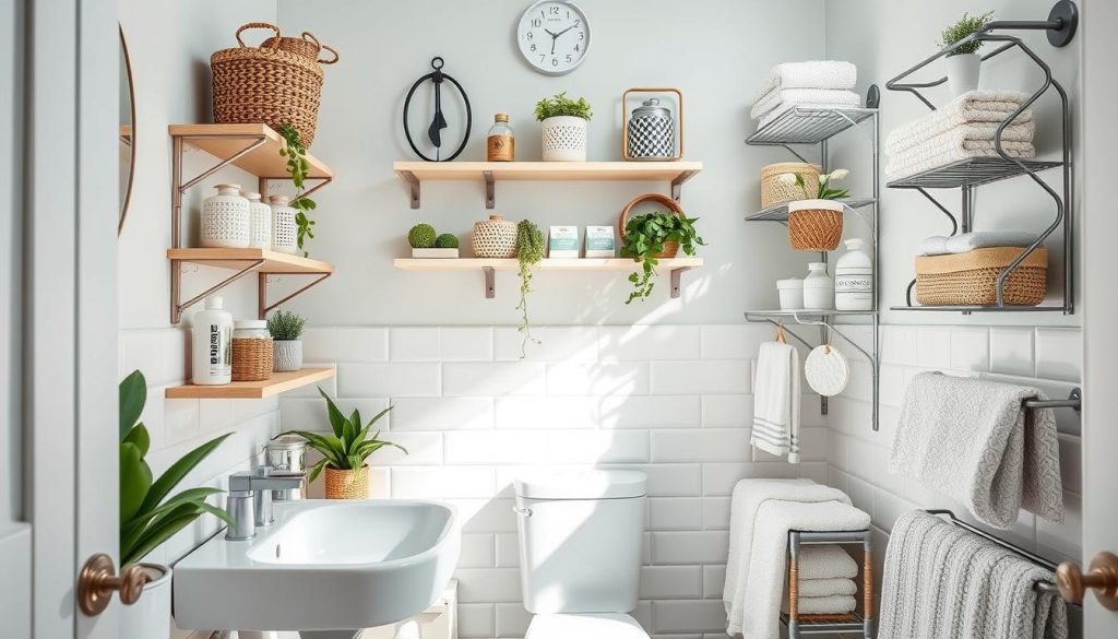 small bathroom storage solutions