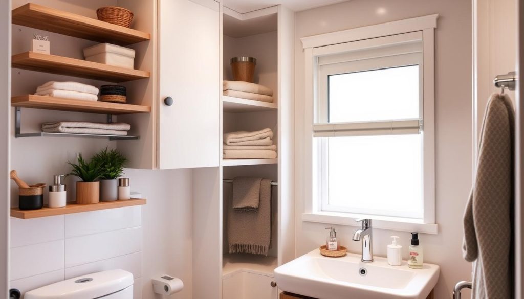 space maximizing bathroom diy