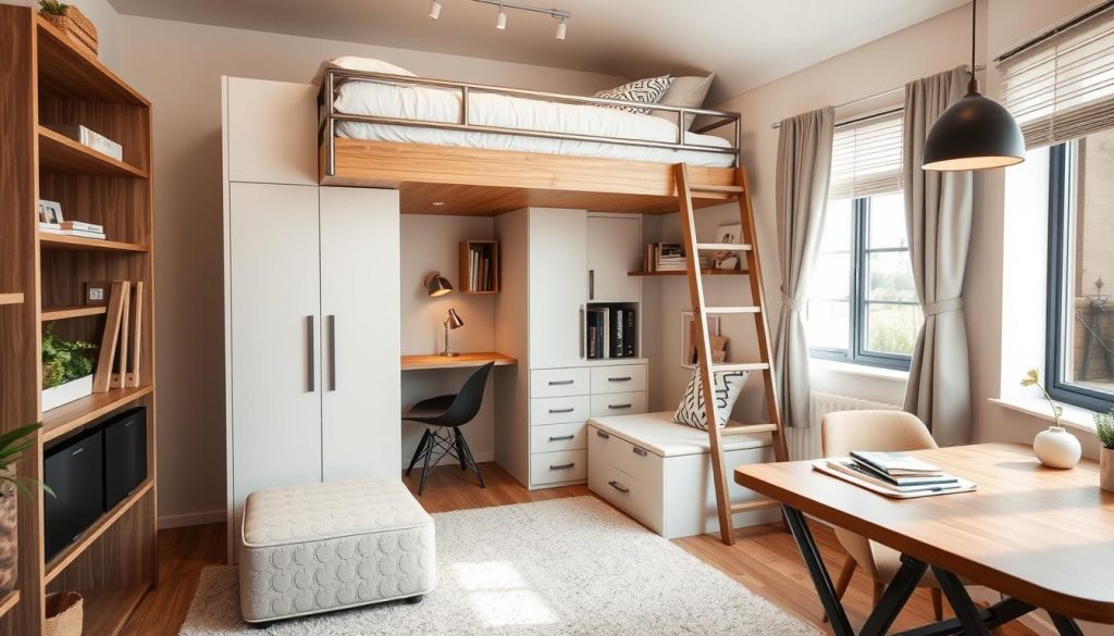 space-saving furniture for compact layouts