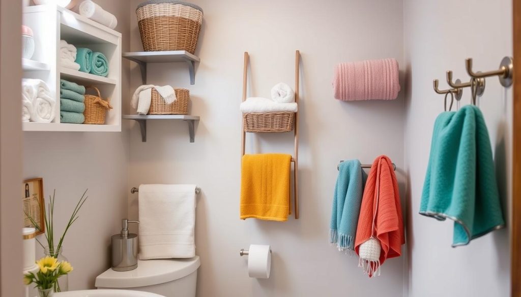 space-saving hacks for bathroom storage