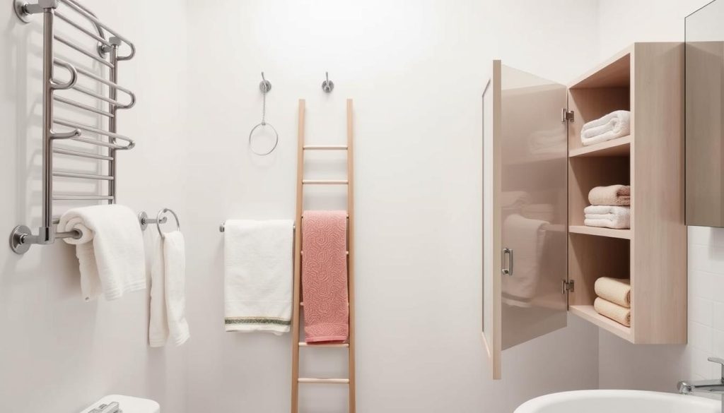 space-saving towel solutions