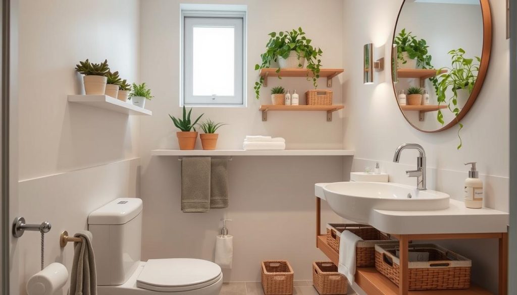 stylish bathroom storage