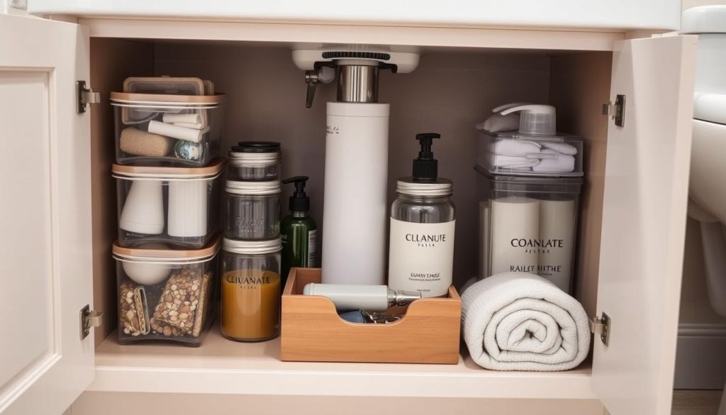 under sink hair products organizer