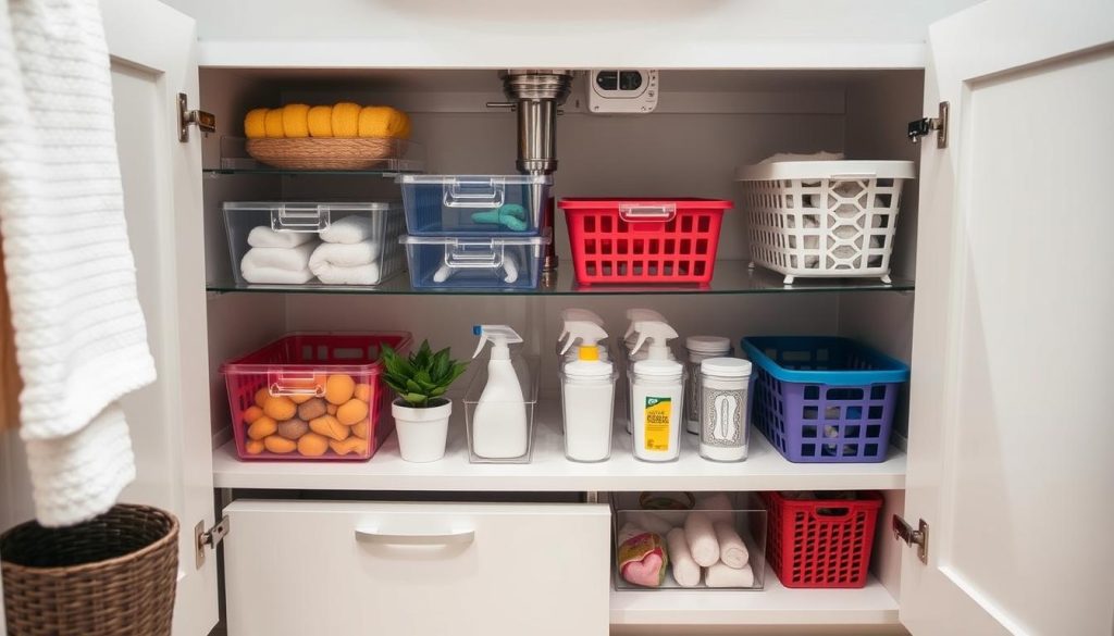 under sink space savers