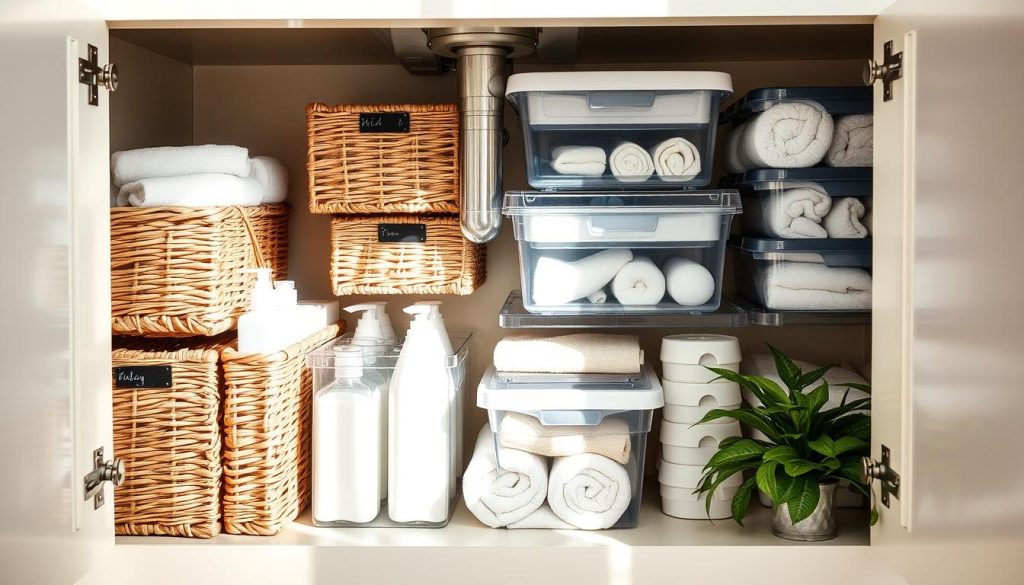 under sink storage