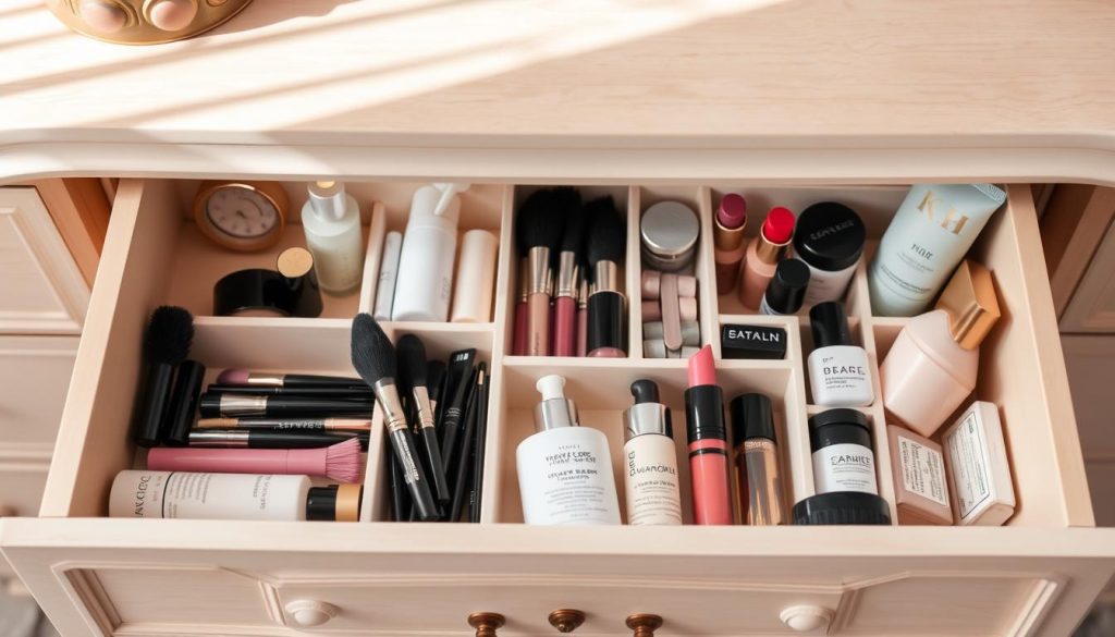 vanity drawer organization