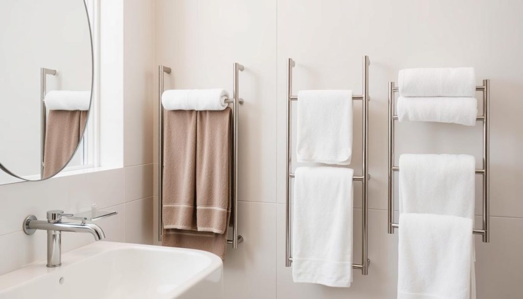 vertical storage solutions for towels