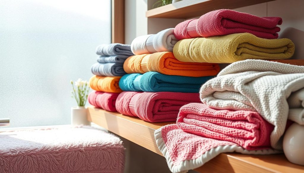 Absorbent Turkish cotton towels