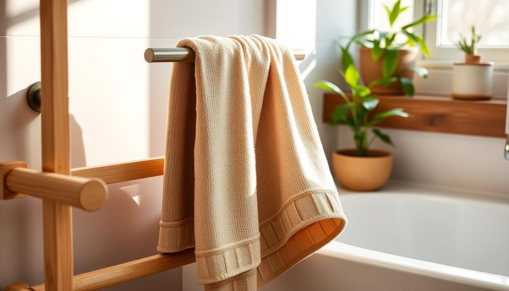 Bamboo towels for eco-friendly living