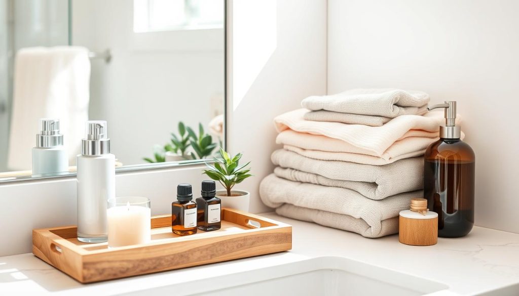 Bathroom counter organization