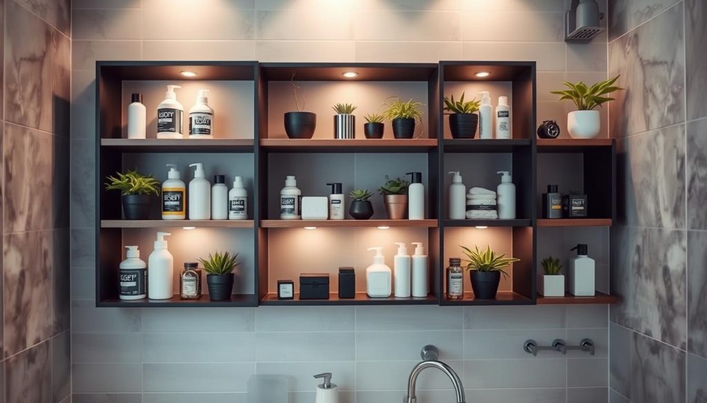 Bathroom shelving solutions