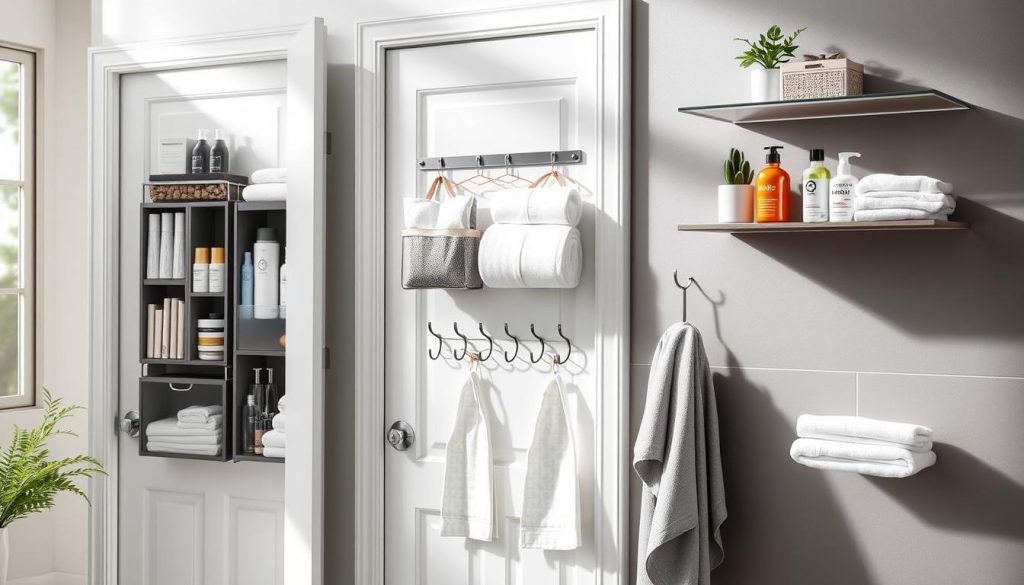 Behind-the-door storage solutions