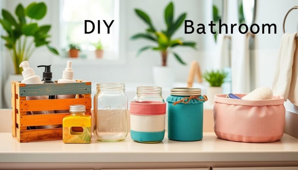 Budget-friendly bathroom organization