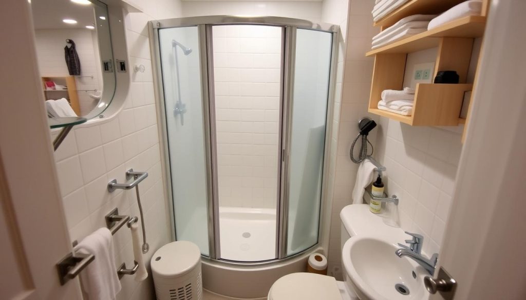 Compact bathroom design challenges