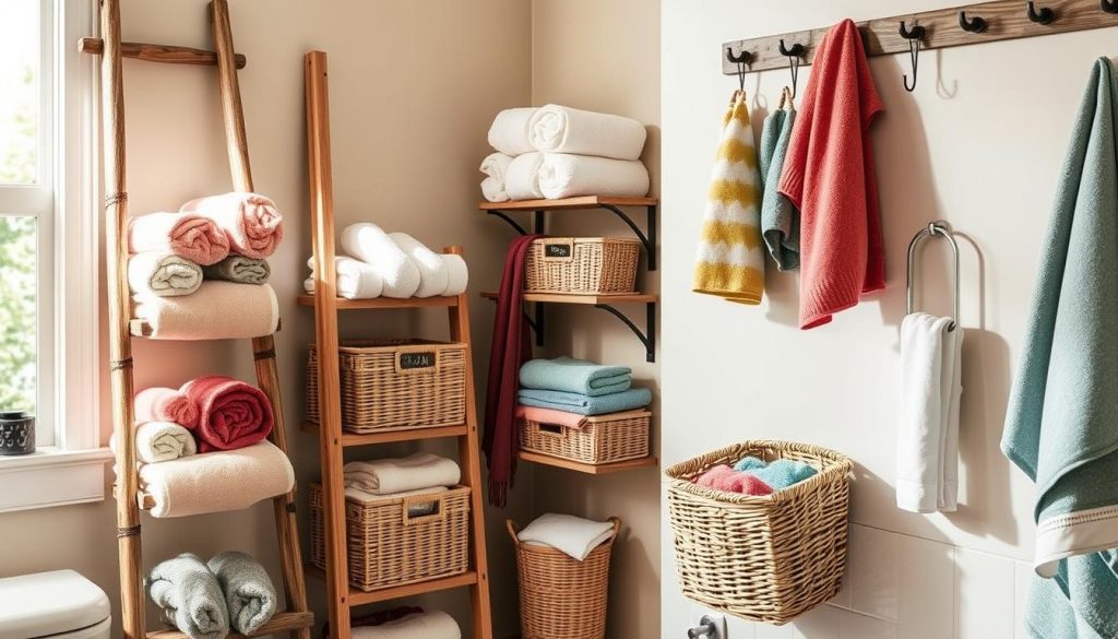 Creative towel storage ideas