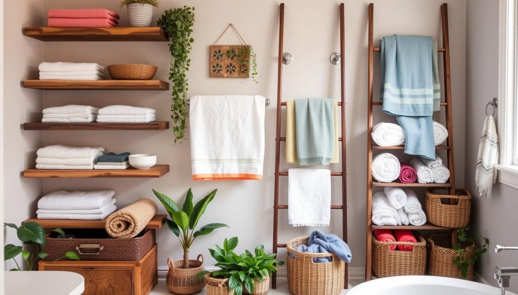 Creative towel storage solutions