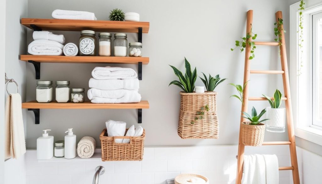 DIY bathroom organization projects