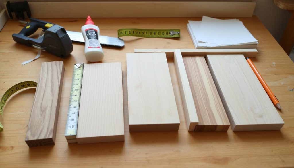 DIY drawer dividers materials