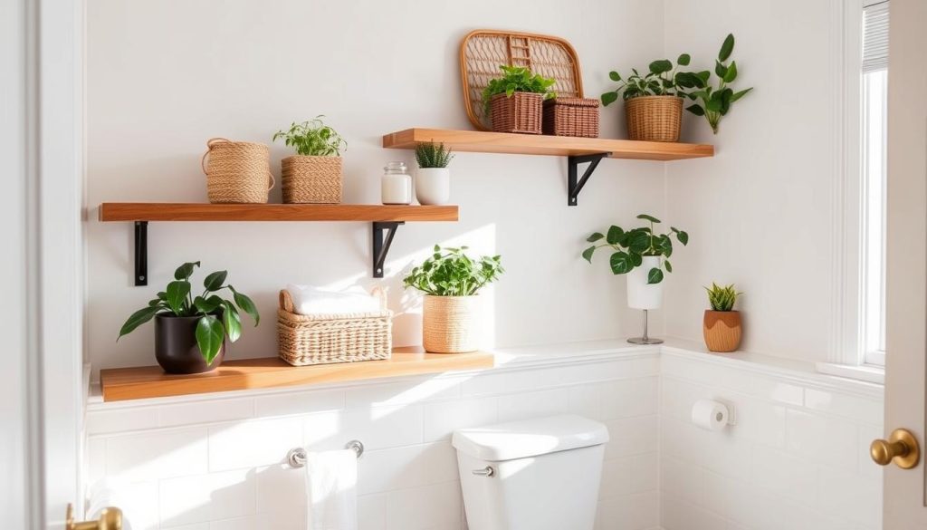 DIY over-the-toilet storage projects