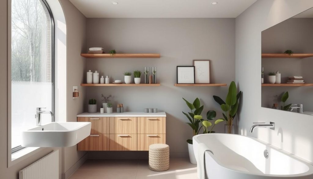 Functional bathroom design