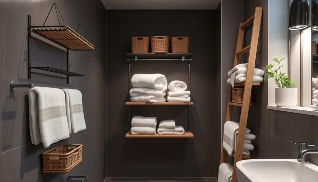 Innovative towel storage ideas