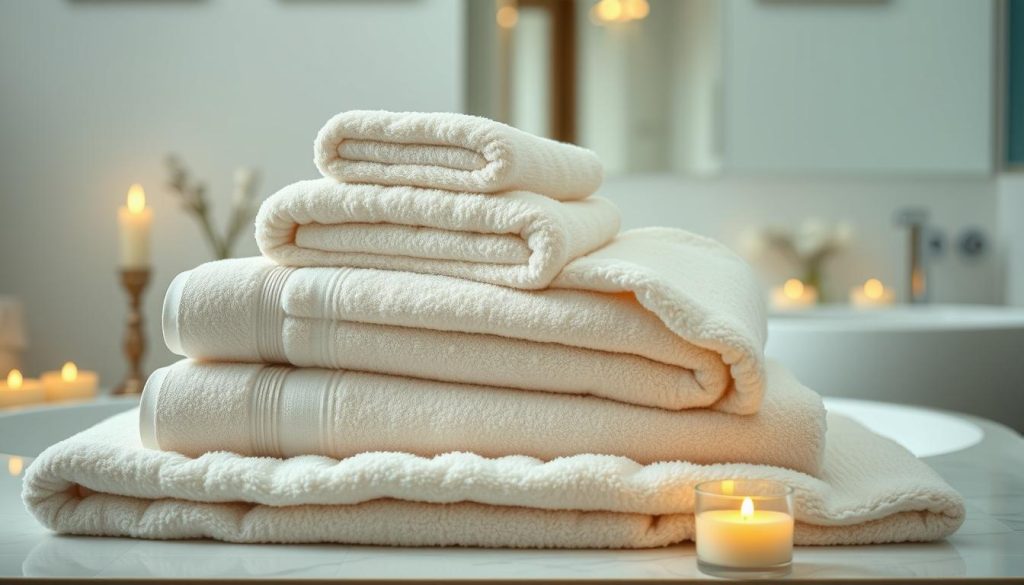 Luxury towels made of Egyptian cotton