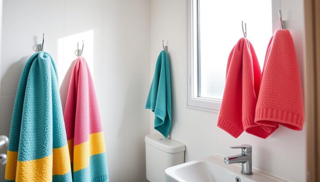 Microfiber towels for small bathrooms