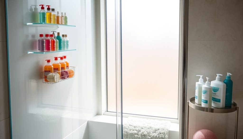 Shower organization ideas