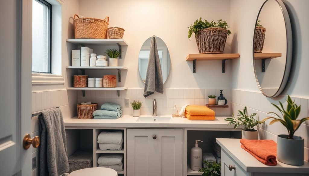 Small bathroom organization ideas