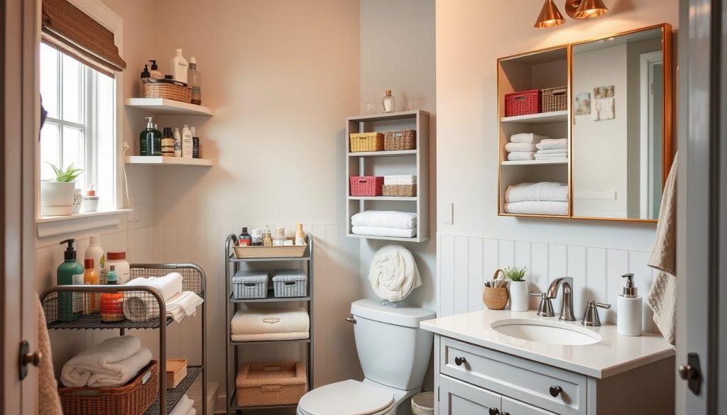 Small bathroom organization tips