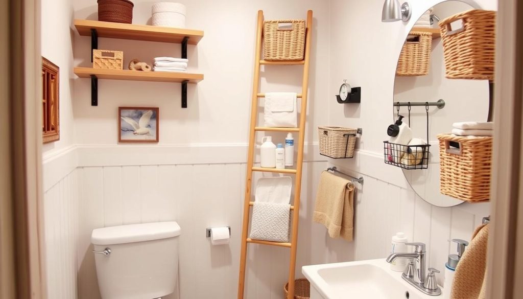 Small bathroom storage solutions