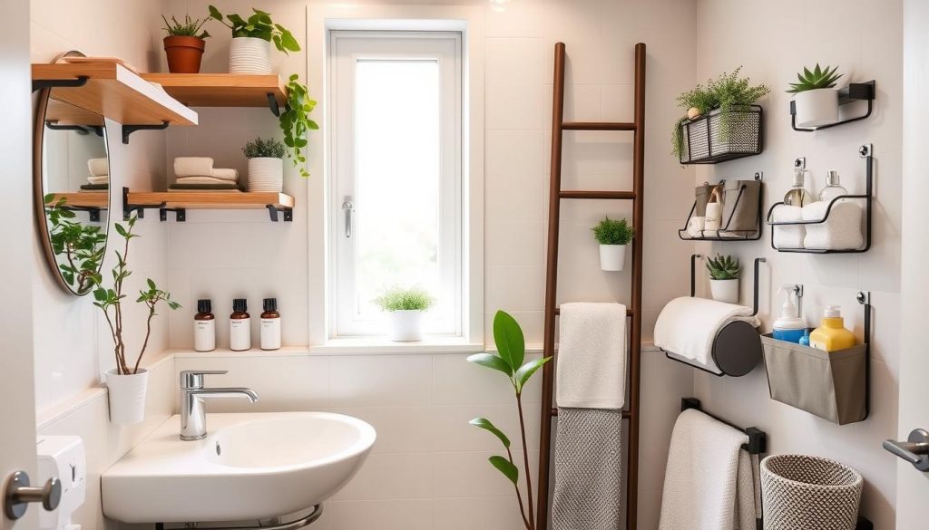 Small bathroom storage solutions