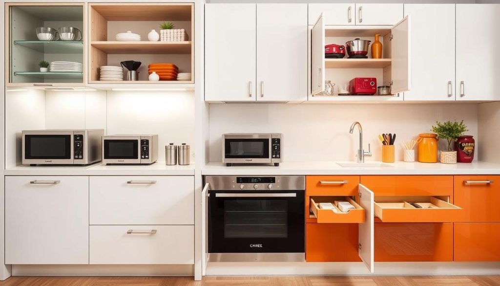 Smart appliance storage solutions