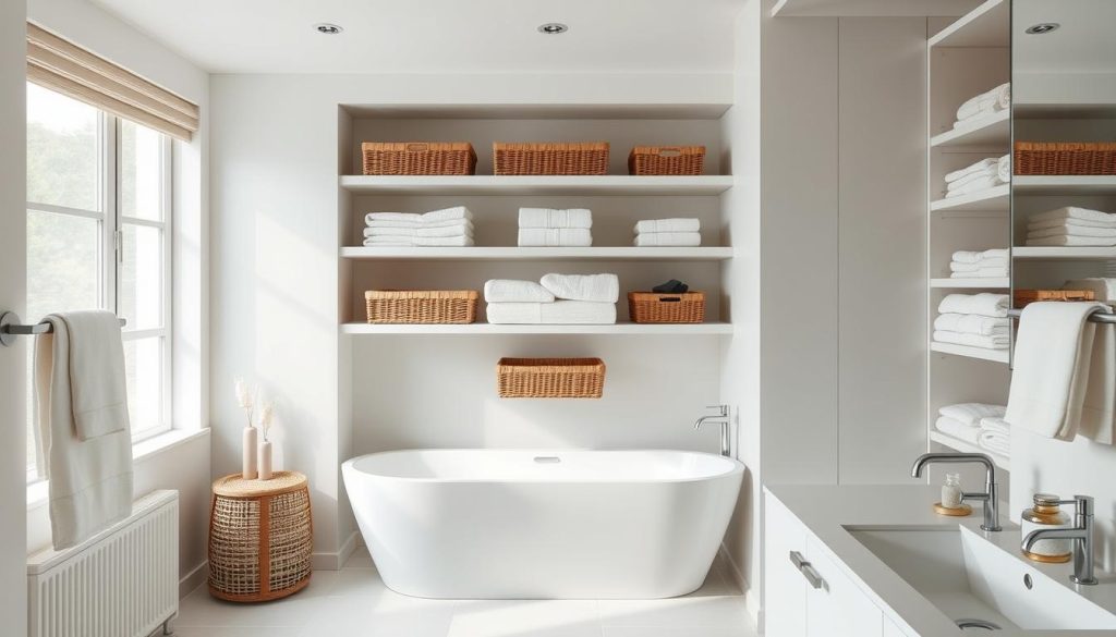 Smart bathroom storage solutions