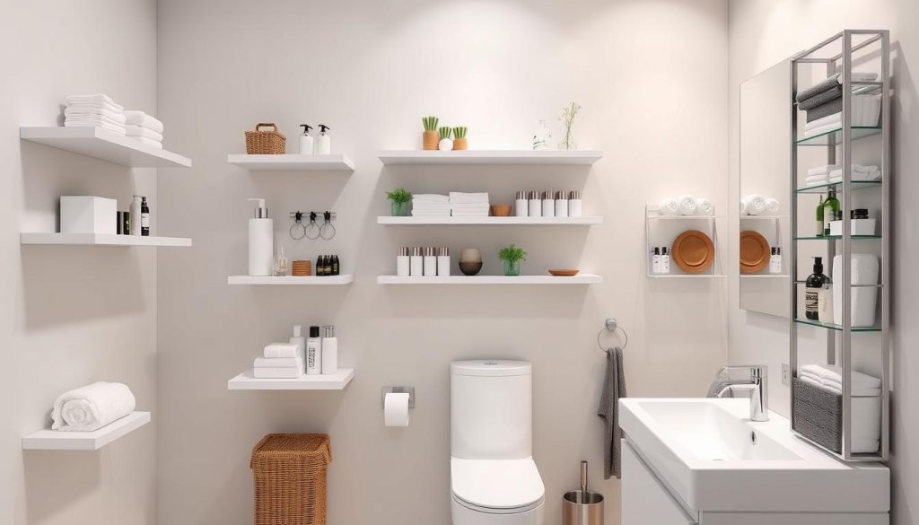 Smart shelving ideas for bathroom storage