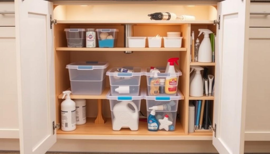 Space-saving hacks for under-sink storage