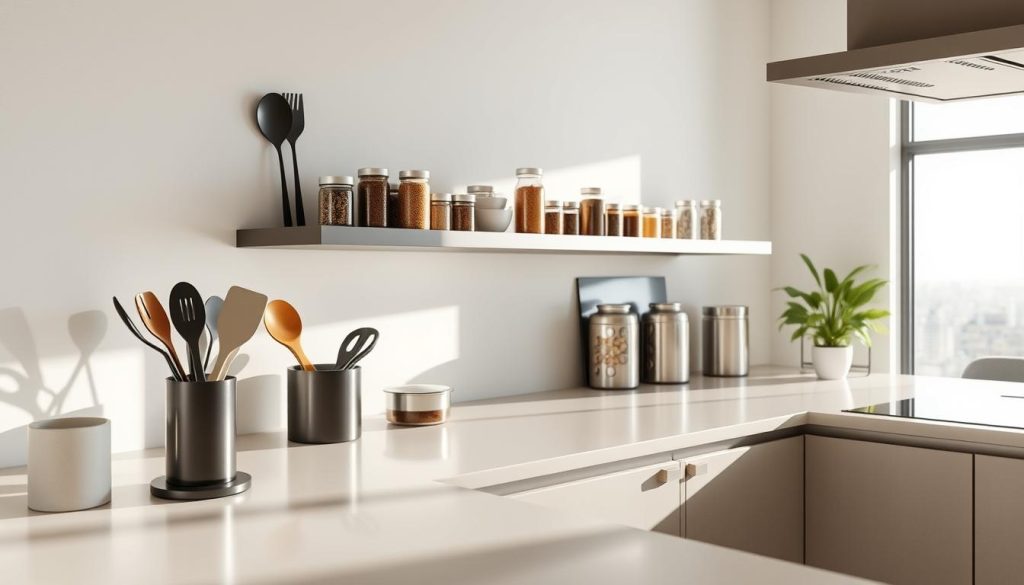 Stylish kitchen organization