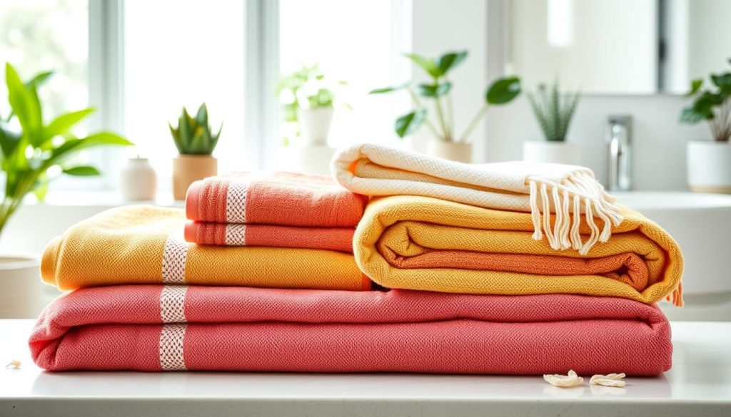 Sustainable Turkish cotton towels