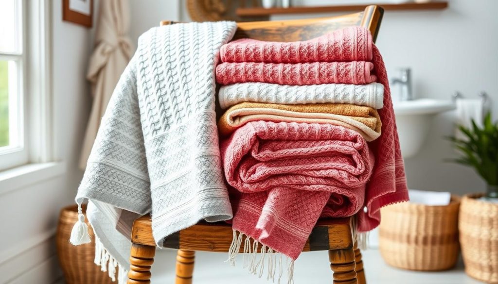 Turkish cotton absorbent towels