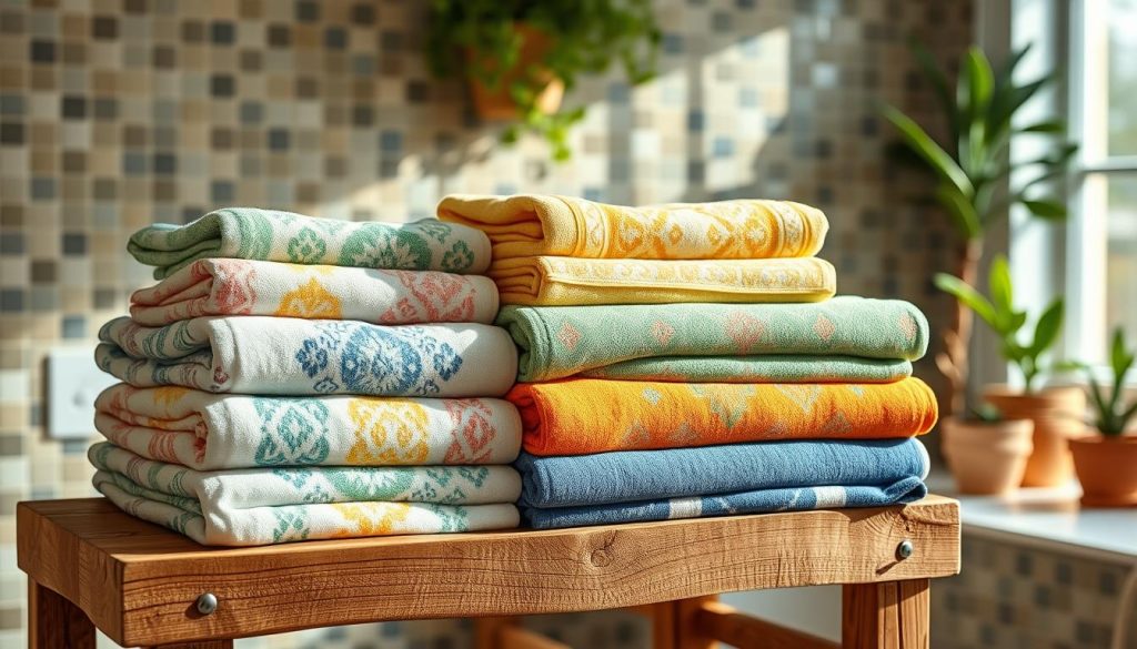 Turkish cotton towels