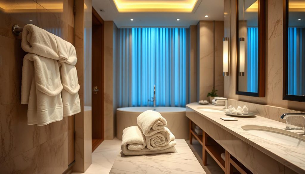 Turkish cotton towels in luxury hotels