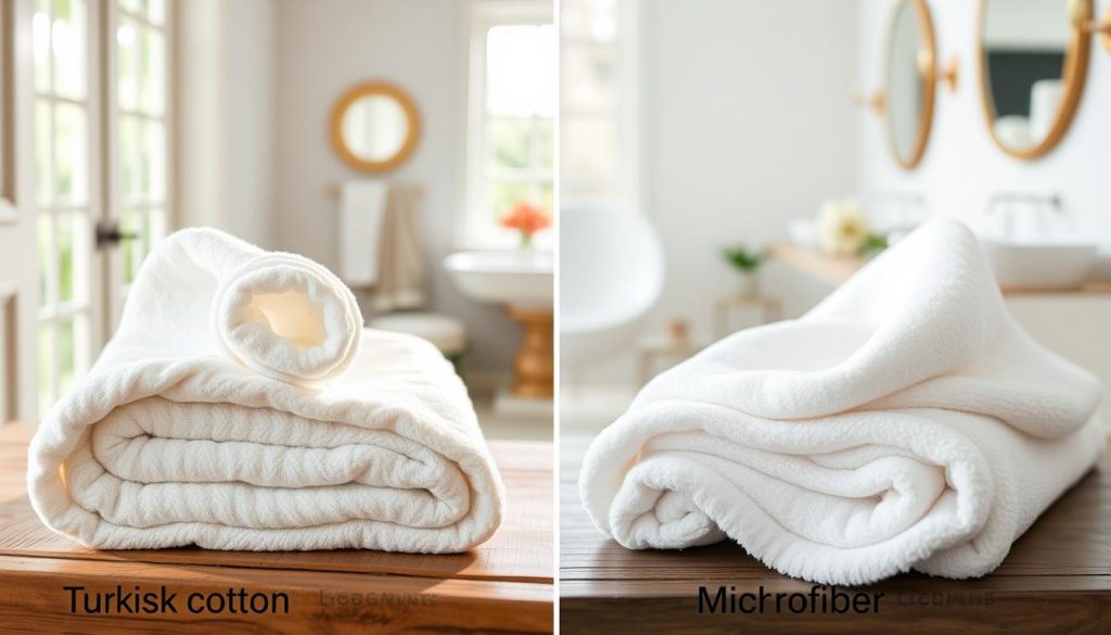 Turkish cotton towels vs microfiber comparison