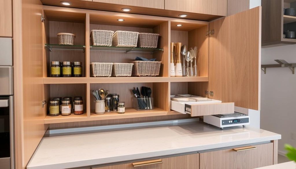 Under-cabinet storage solutions