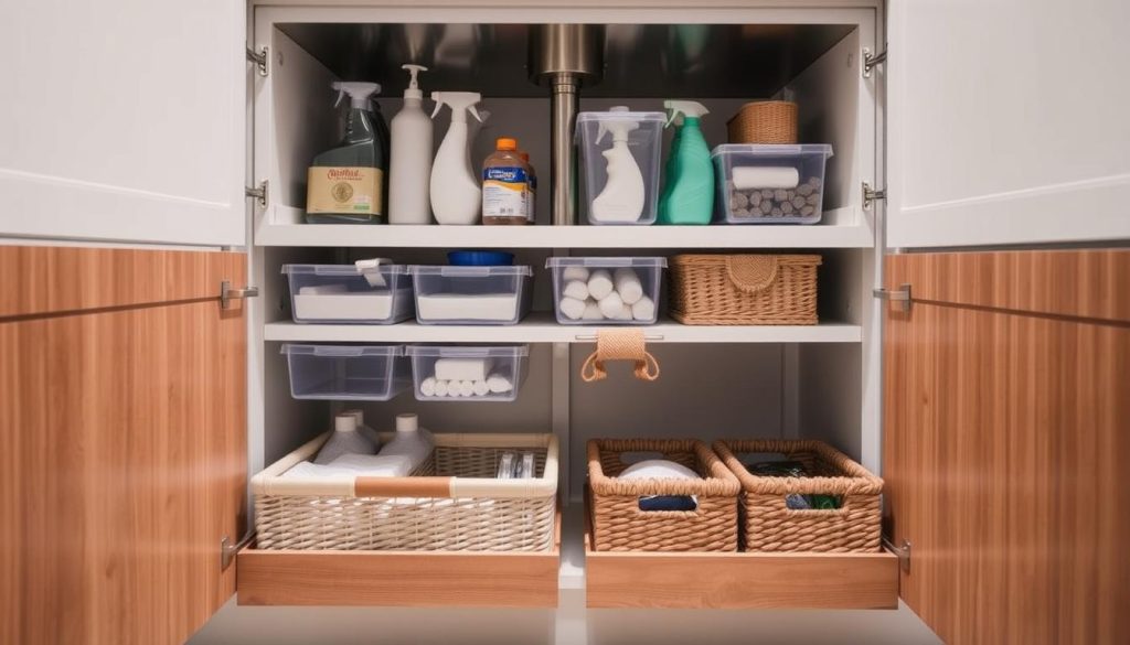 Under-sink storage solutions