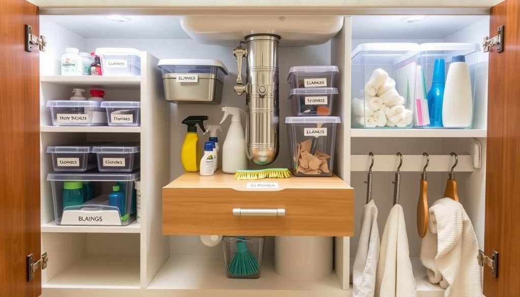 Under-sink storage solutions