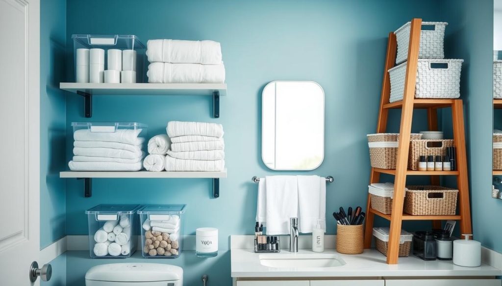 bathroom organization hacks