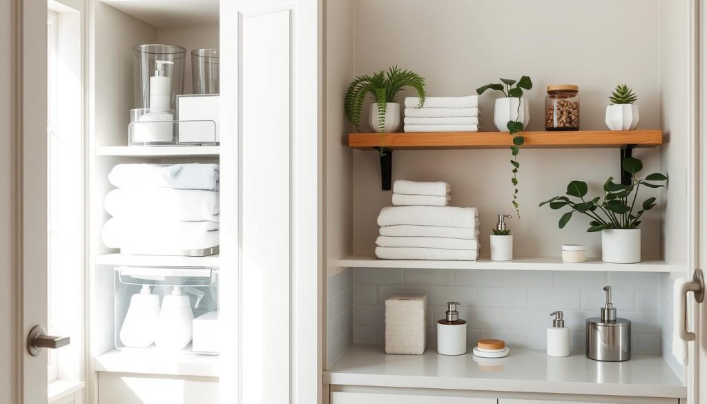 bathroom organization hacks